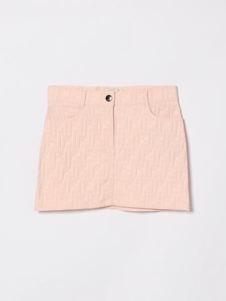 Jupe Fendi en mélange de coton FF