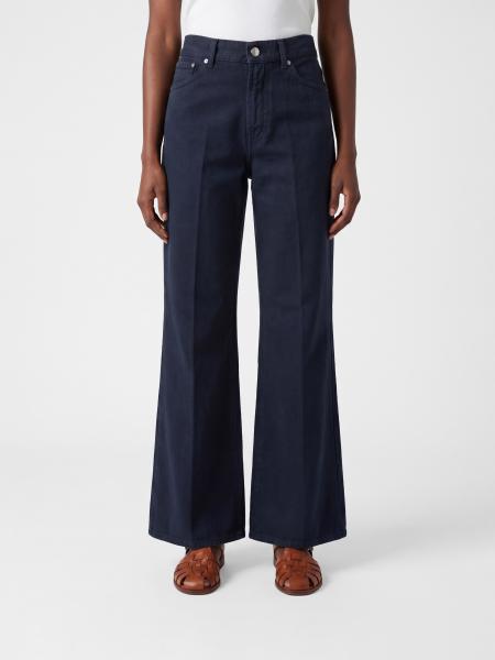 Jeans a gamba larga Dondup in denim stretch