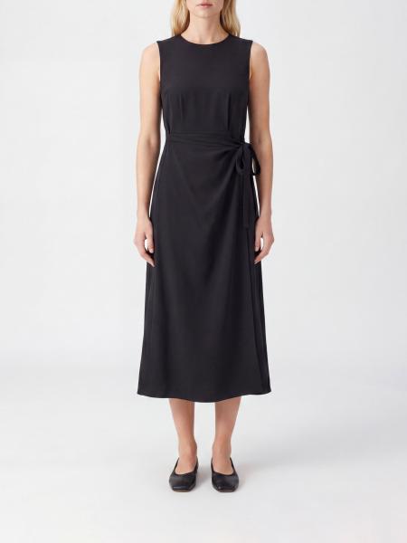 Cotton Poplin Wrap Dress Aspesi