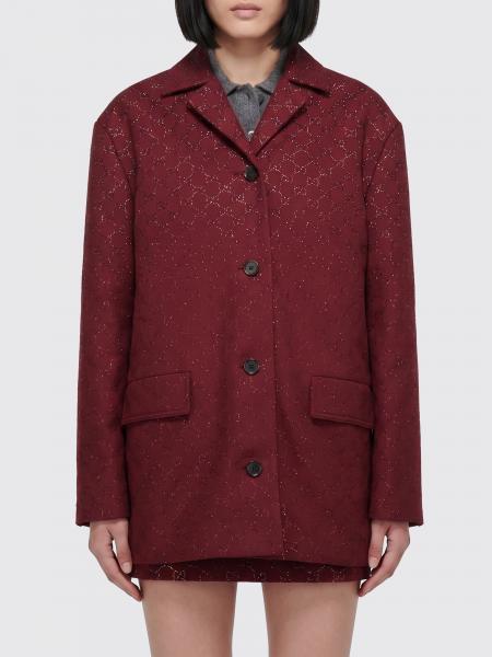 GG Cotton Blend Jacket with Crystals Gucci