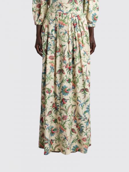 Long Skirt Etro in Cotton with Paisley Print