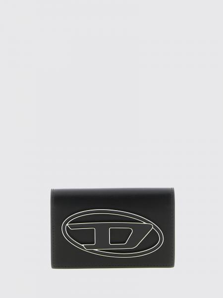 1dr iv Leather Card Holder Oval D Diesel