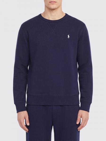 Polo Ralph Lauren Cotton Blend Crew-Neck Sweatshirt with Logo