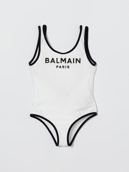 Logo Jersey Swimsuit Balmain