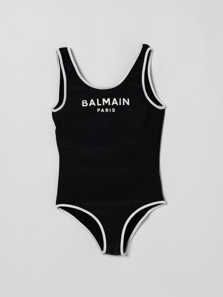 Logo Jersey Swimsuit Balmain