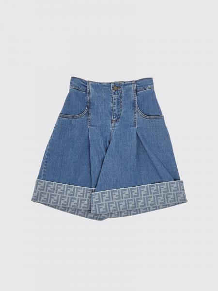 Fendi 牛仔短裤