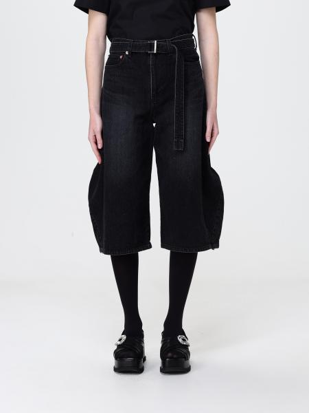 Sacai Cotton Denim Shorts