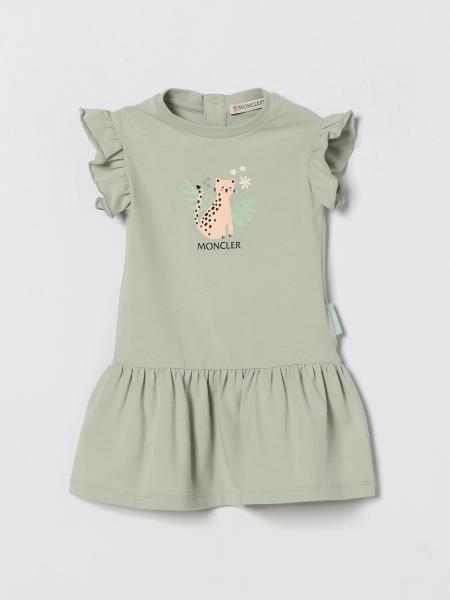 Moncler Stretch Cotton Logo Dress