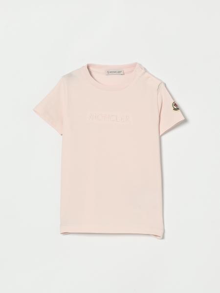 T-shirt girocollo Moncler in cotone stretch