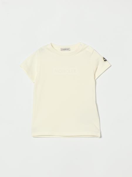 T-shirt girocollo Moncler in cotone stretch