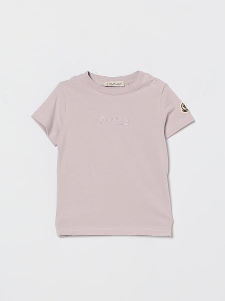 T-shirt girocollo Moncler in cotone stretch