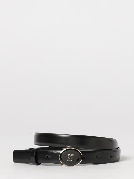 Love Birds Leather Belt Pinko