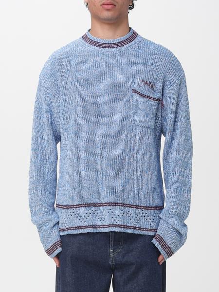 Cotton Crew Neck Pullover Marni
