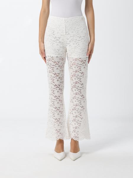 Lace Cropped Trousers Actitude Twinset