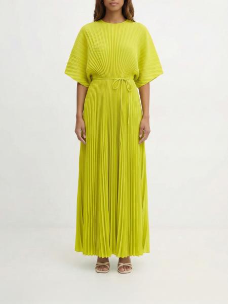 Robe longue plissée en crêpe Twinset