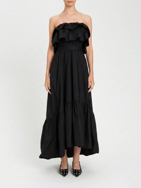 Asymmetric Stretch Cotton Dress Actitude Twinset