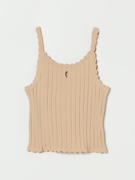 Top en maille de viscose côtelée Twinset