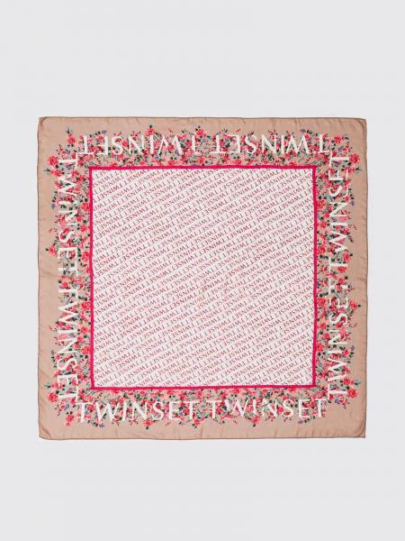 Modal Scarf with Floral Print Twinset