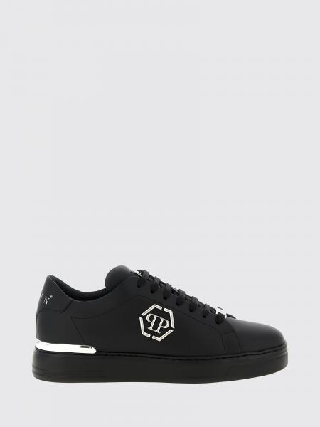 Philipp Plein Leather Lo-Top Sneakers