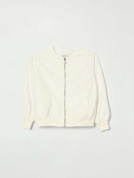 Blouson bomber à capuche en nylon Monnalisa