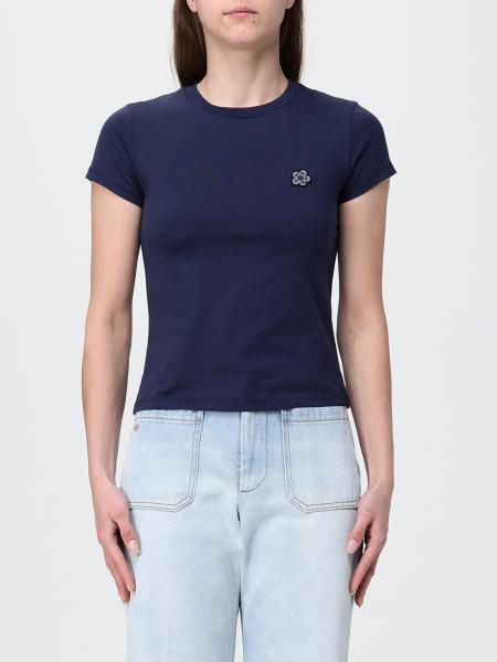 T-shirts en coton avec logo Fleur Kenzo