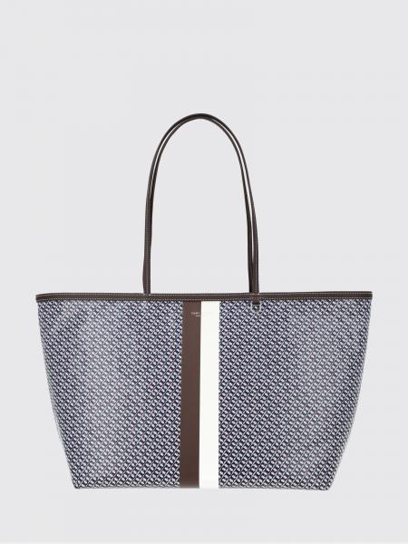 Racer Tote Bag Tory Burch in Coated Cotton with All Over Monogram
