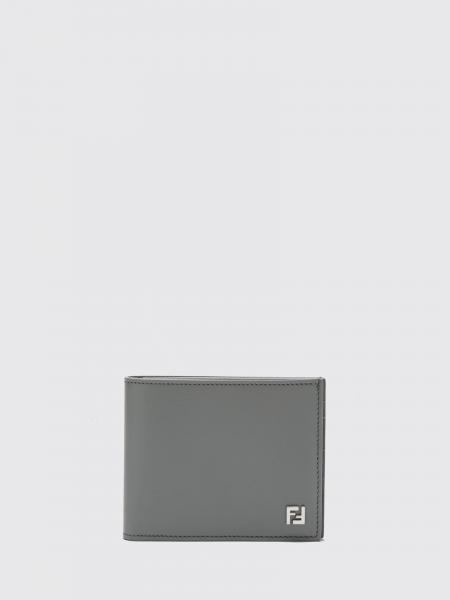 Squared FF Leather Wallet Fendi