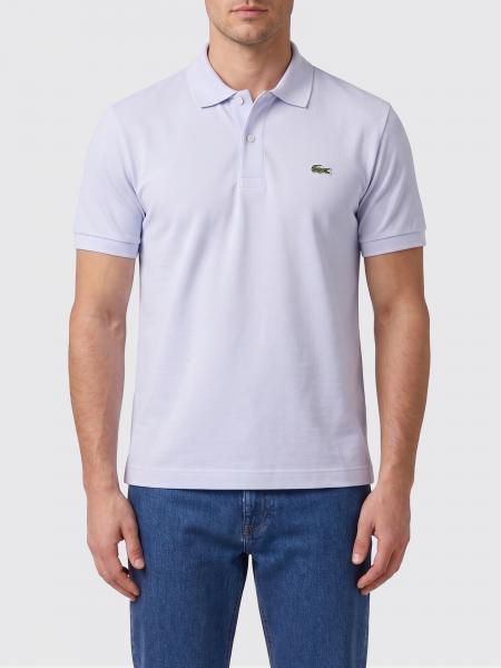 Polo de algodón con logo Lacoste