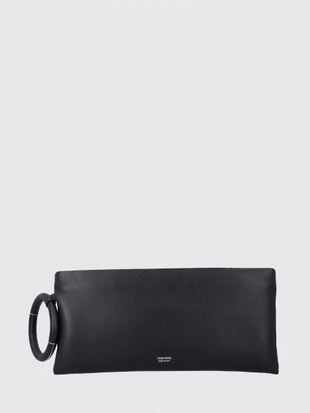 Aura Leather Clutch Tom Ford