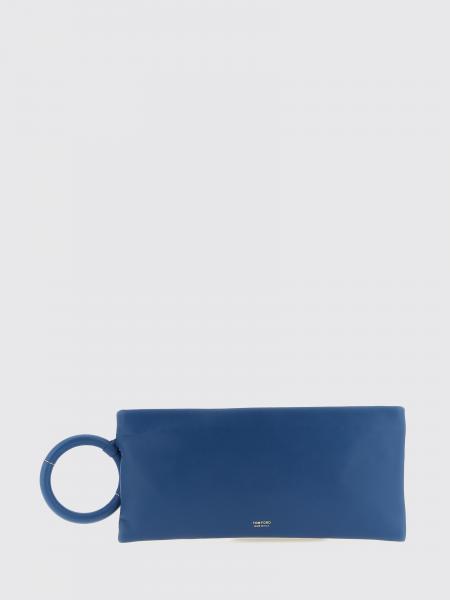 Aura Leather Clutch Tom Ford