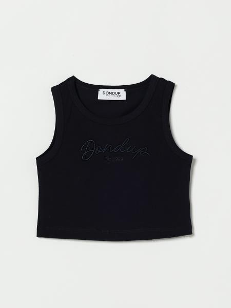 Canotta in cotone con logo Dondup Kids