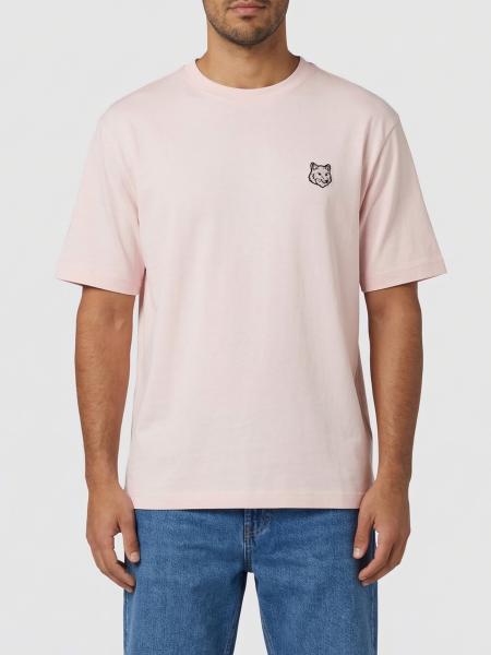 Baumwoll-T-Shirt mit Logo Maison Kitsuné