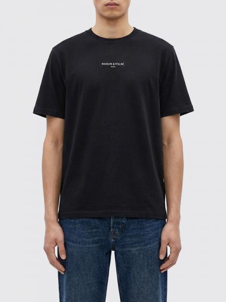 Maison Kitsuné Cotton T-Shirt with Mini Logo