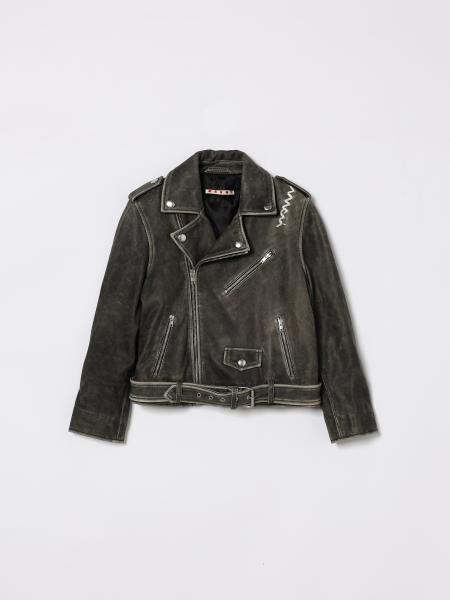 Marni Leather Biker Jacket