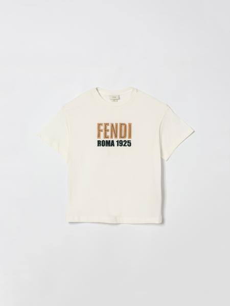 Fendi Roma 1925 Logo Cotton T-shirt