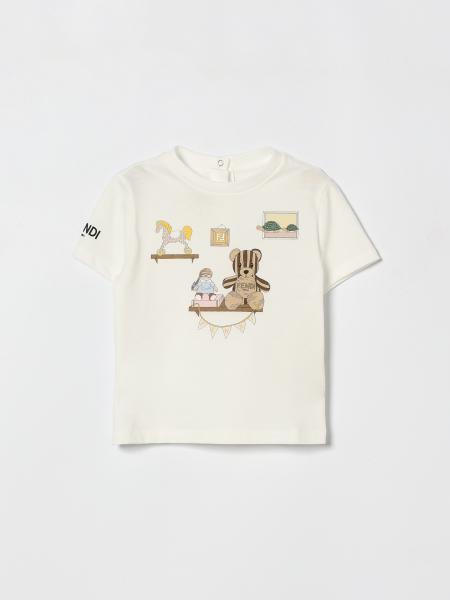 Fendi Printed Cotton T-Shirt