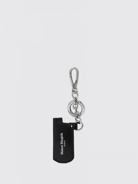 Maison Margiela Leather and Brass Keychain