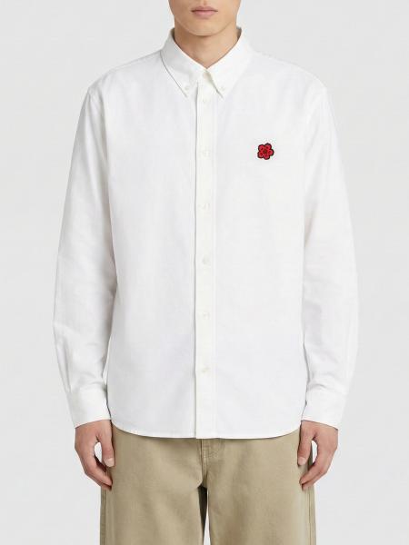 Classic Cotton Shirt with Boke Flower Kenzo