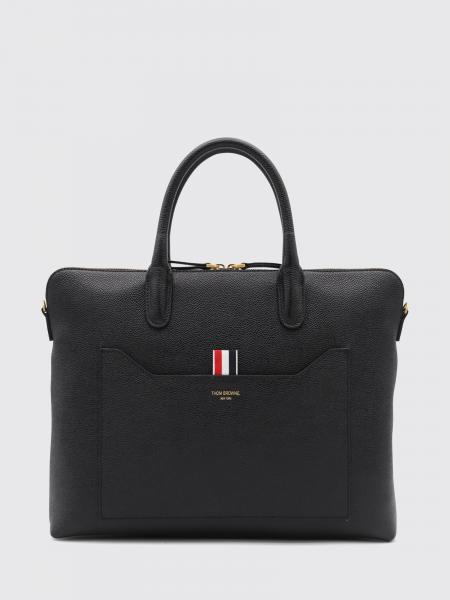 Tasche aus genarbtem Leder Thom Browne
