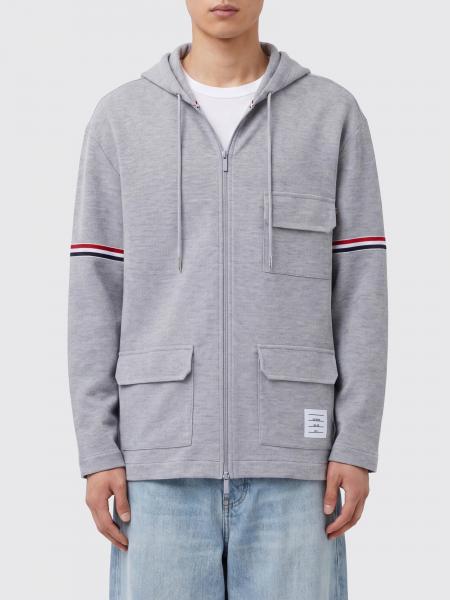 Abrigo con capucha de sarga Thom Browne