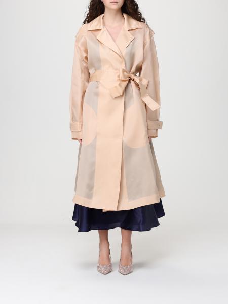 Alberta Ferretti Organza Trench Coat