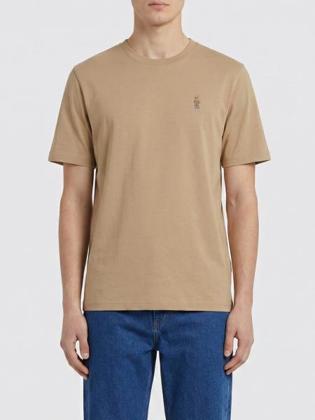Cotton T-shirt with Logo Maison Kitsuné