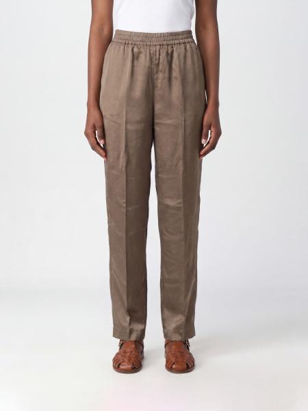 Wide Leg Silk Trousers Aspesi
