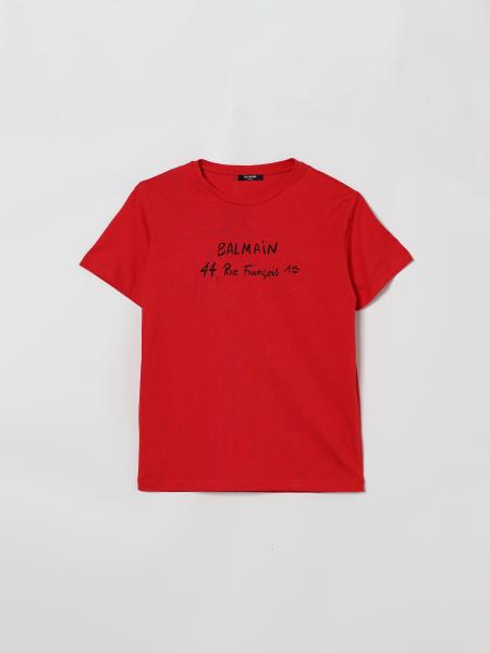 Balmain ロゴ入り コットンTシャツ
