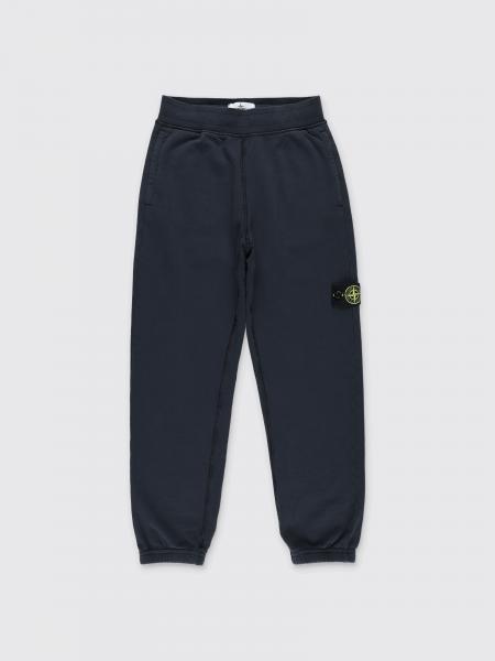 Cotton Jogging Pants Stone Island Junior