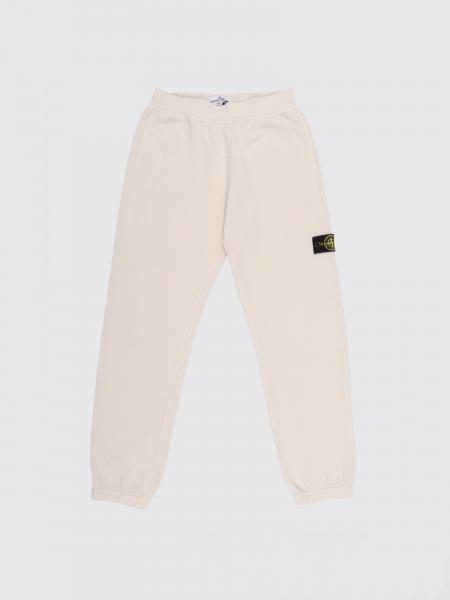 Cotton Jogging Pants Stone Island Junior