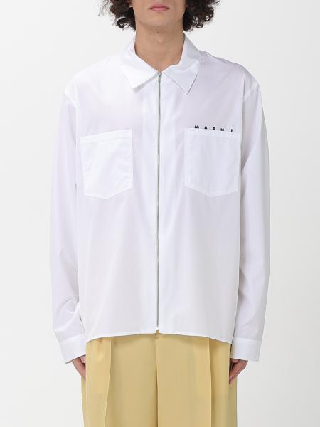 Organic Cotton Shirt with Logo Marni