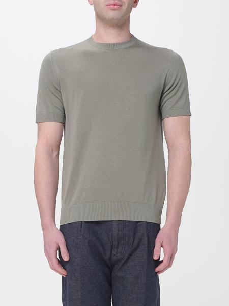 Pull basique Paolo Pecora en mélange soie et coton