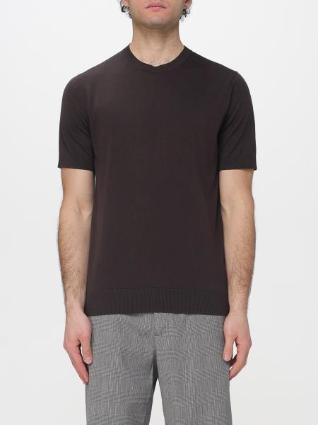 Pull basique Paolo Pecora en mélange soie et coton