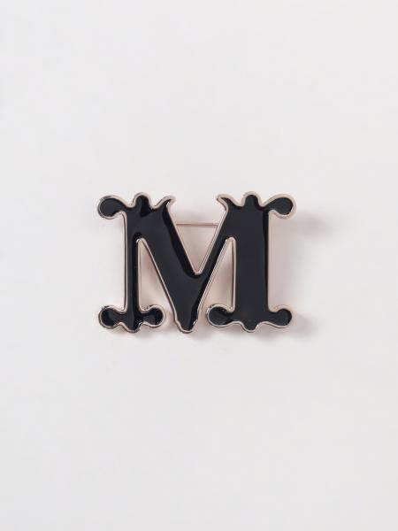 Egrege Enameled Brass Brooch Max Mara